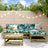 5 Piece Garden Lounge Set Solid Wood Pine