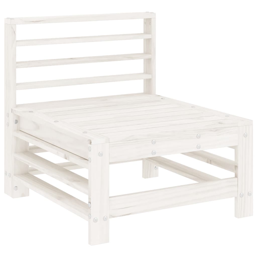 6 Piece Garden Lounge Set Solid Wood Pine