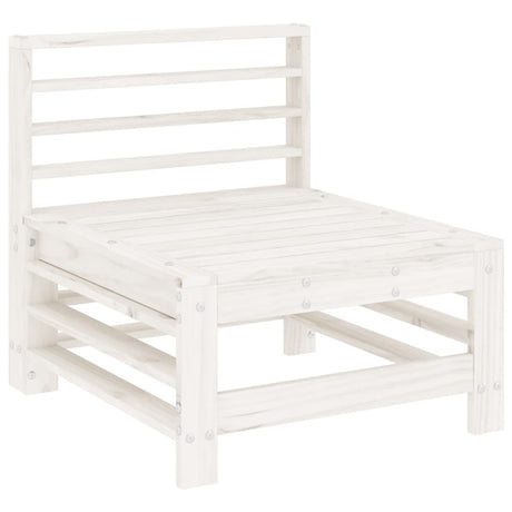 6 Piece Garden Lounge Set Solid Wood Pine