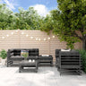 6 Piece Garden Lounge Set Solid Wood Pine