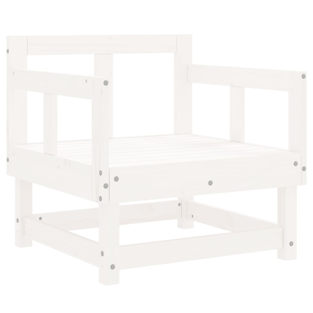 7 Piece Garden Lounge Set Solid Wood Pine
