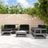 7 Piece Garden Lounge Set Solid Wood Pine