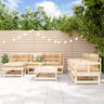 7 Piece Garden Lounge Set Impregnated Wood Pine