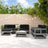 7 Piece Garden Lounge Set Impregnated Wood Pine