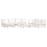 7 Piece Garden Lounge Set Solid Wood Pine