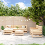 7 Piece Garden Lounge Set Impregnated Wood Pine