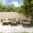 7 Piece Garden Lounge Set Impregnated Wood Pine