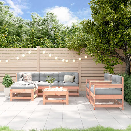 7 Piece Garden Lounge Set Impregnated Wood Pine