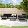 7 Piece Garden Lounge Set Impregnated Wood Pine