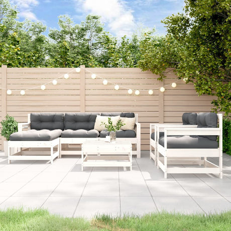 7 Piece Garden Lounge Set Impregnated Wood Pine