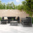 7 Piece Garden Lounge Set Impregnated Wood Pine