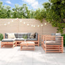 7 Piece Garden Lounge Set Impregnated Wood Pine