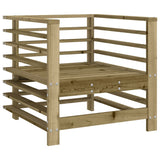 7 Piece Garden Lounge Set Impregnated Wood Pine