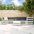 8 Piece Garden Lounge Set Impregnated Wood Pine
