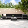 8 Piece Garden Lounge Set Impregnated Wood Pine