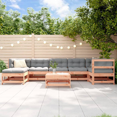 8 Piece Garden Lounge Set Impregnated Wood Pine