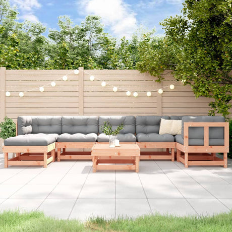 8 Piece Garden Lounge Set Impregnated Wood Pine