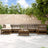 8 Piece Garden Lounge Set Honey Brown Solid Wood Pine