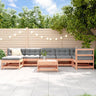 8 Piece Garden Lounge Set Impregnated Wood Pine