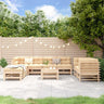 9 Piece Garden Lounge Set Impregnated Wood Pine
