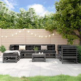 9 Piece Garden Lounge Set Impregnated Wood Pine