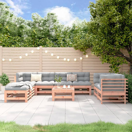 9 Piece Garden Lounge Set Impregnated Wood Pine