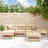 6 Piece Garden Lounge Set Solid Wood Douglas