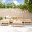 6 Piece Garden Lounge Set Solid Wood Pine