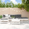 6 Piece Garden Lounge Set Solid Wood Pine