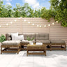 6 Piece Garden Lounge Set Solid Wood Pine
