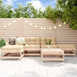 6 Piece Garden Lounge Set Impregnated Wood Pine