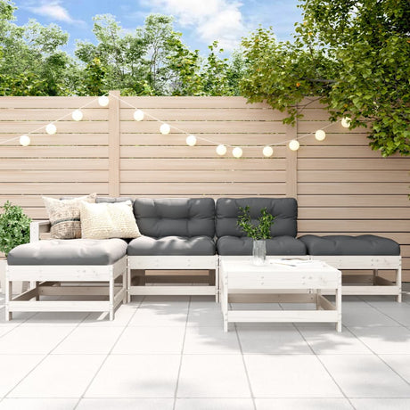 6 Piece Garden Lounge Set Impregnated Wood Pine