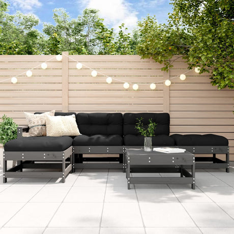 6 Piece Garden Lounge Set Impregnated Wood Pine