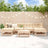 7 Piece Garden Lounge Set Solid Wood Douglas