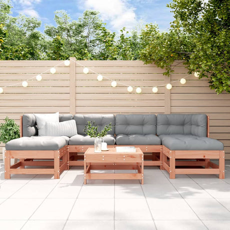 7 Piece Garden Lounge Set Impregnated Wood Pine