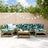 7 Piece Garden Lounge Set Impregnated Wood Pine