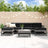 7 Piece Garden Lounge Set Honey Brown Solid Wood Pine