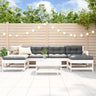 7 Piece Garden Lounge Set Solid Wood Pine