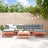 7 Piece Garden Lounge Set Impregnated Wood Pine