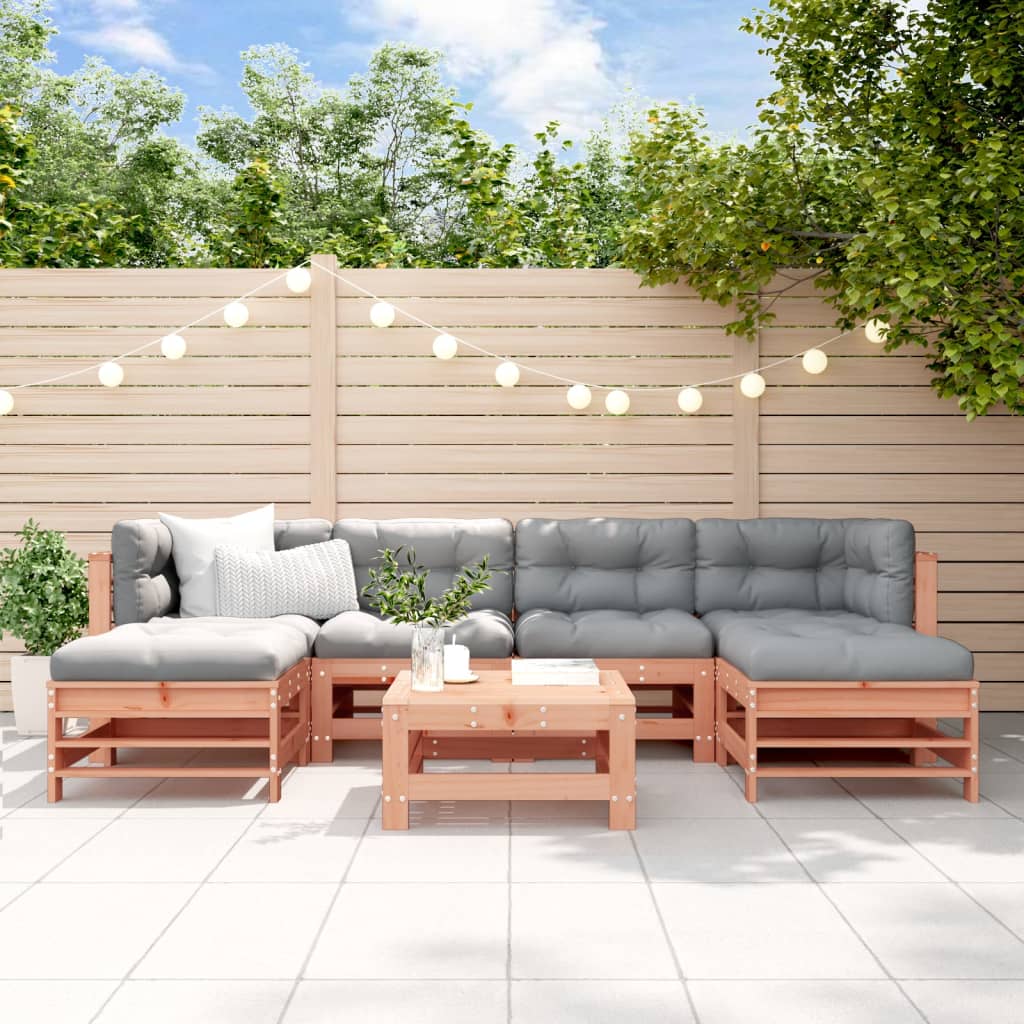 7 Piece Garden Lounge Set Impregnated Wood Pine