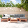 7 Piece Garden Lounge Set Impregnated Wood Pine