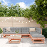 7 Piece Garden Lounge Set Impregnated Wood Pine