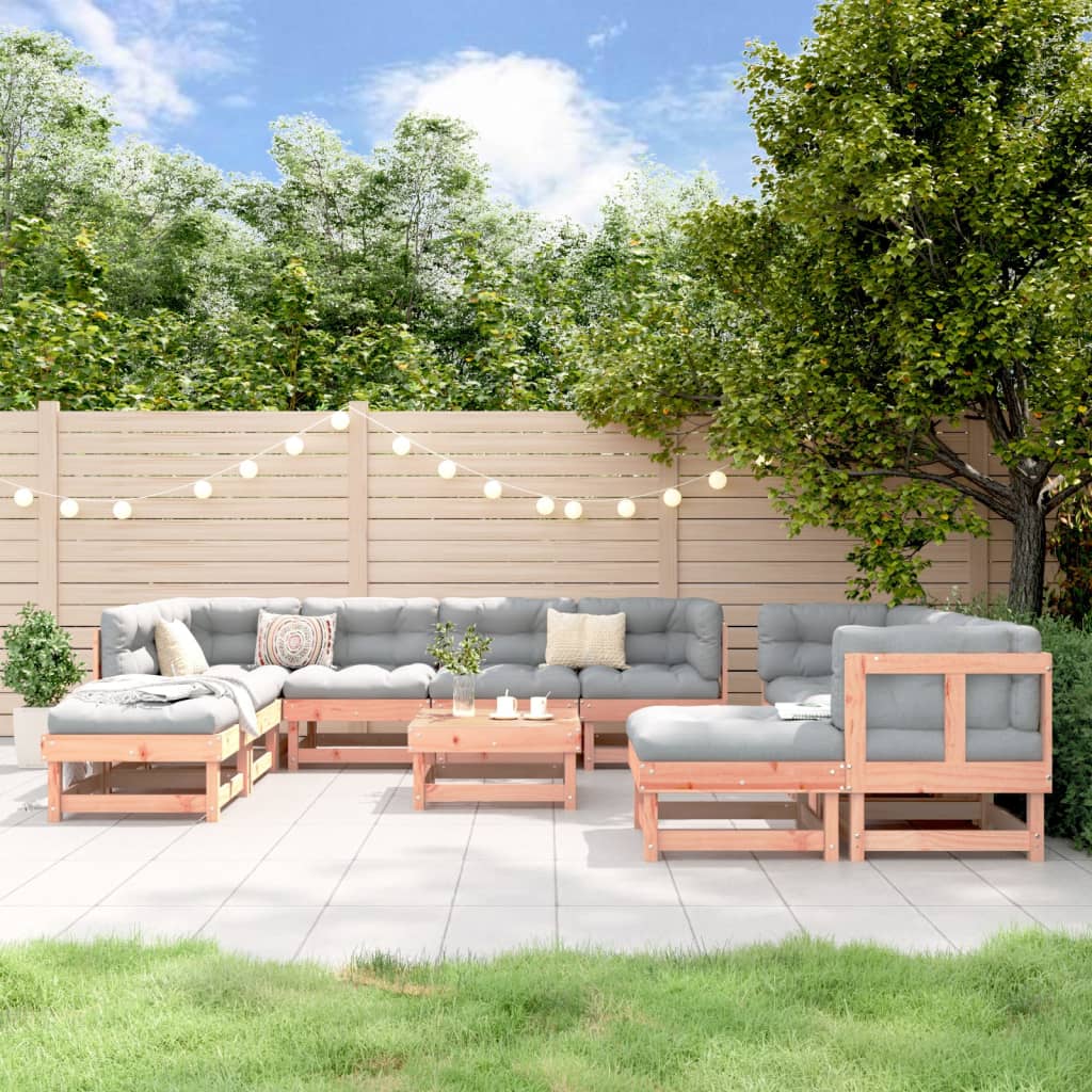 11 Piece Garden Lounge Set Impregnated Wood Pine