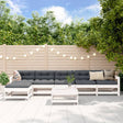 7 Piece Garden Lounge Set Impregnated Wood Pine