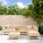 7 Piece Garden Lounge Set Grey Solid Wood Pine