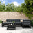 6 Piece Garden Lounge Set Grey Solid Wood Pine