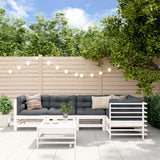 6 Piece Garden Lounge Set Solid Wood Pine