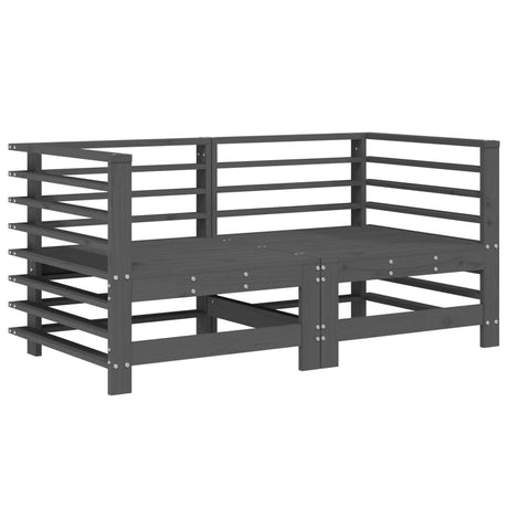 6 Piece Garden Lounge Set Solid Wood Pine
