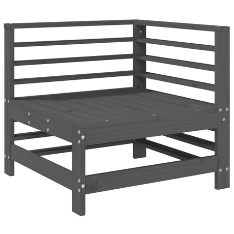 6 Piece Garden Lounge Set Solid Wood Pine