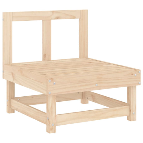 4 Piece Garden Lounge Set Solid Wood Pine